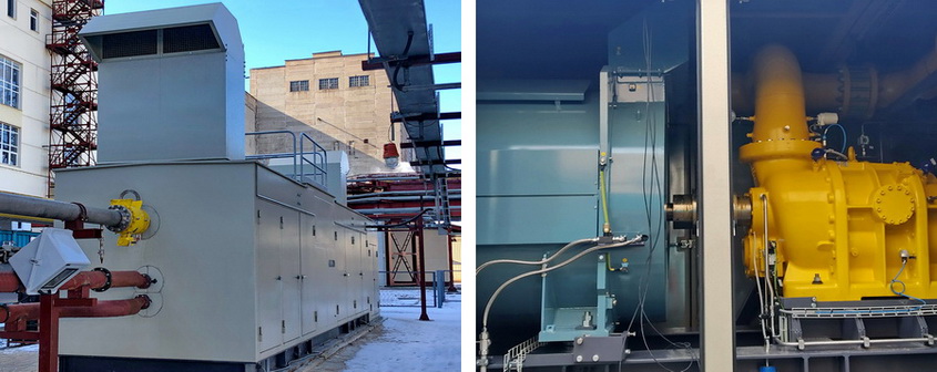 Booster compressor station from ENERGAS